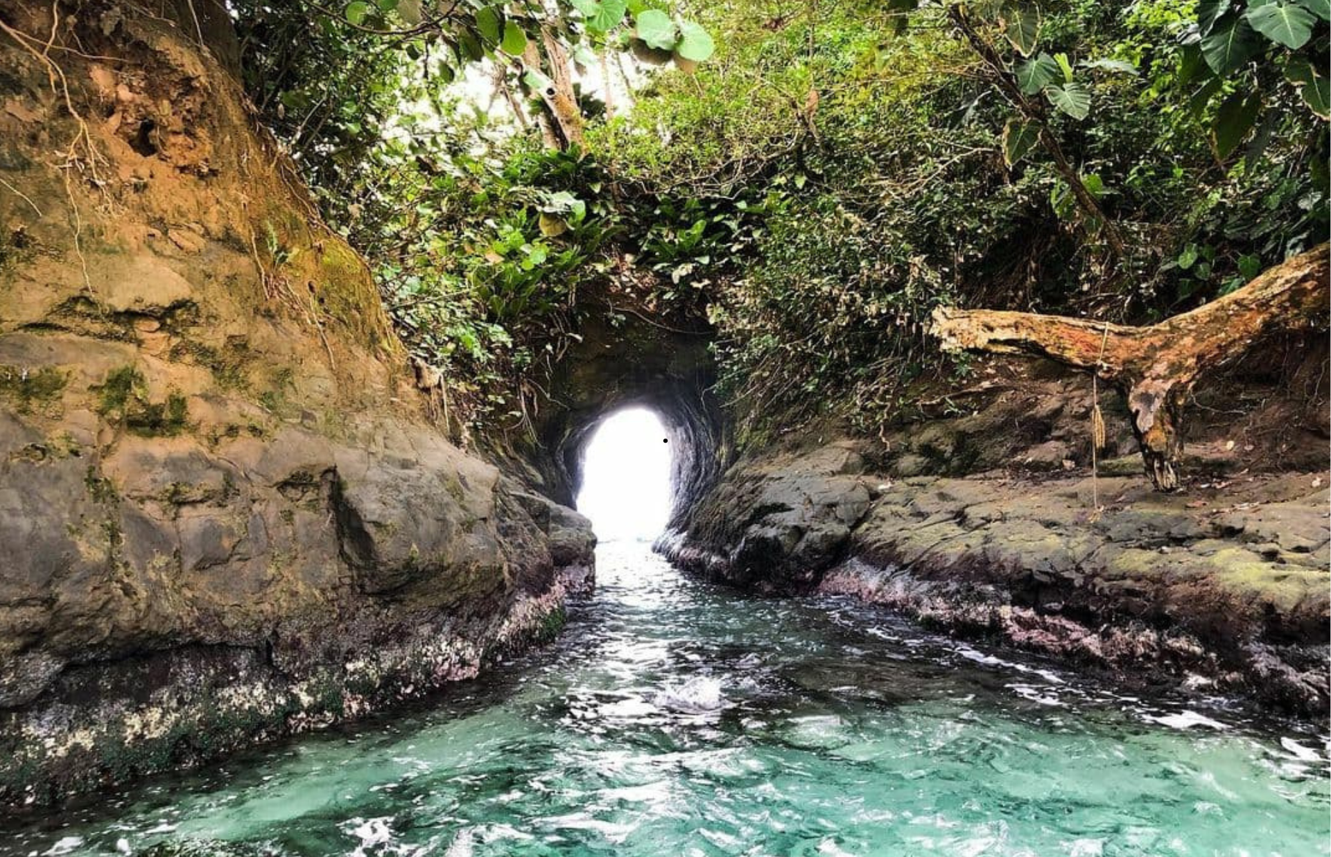 tunnel cave of punta uva costa rica